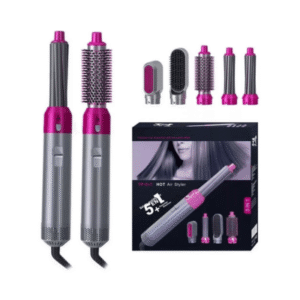 Cepillo Eléctrico Secador Pelo 5 En 1 Accesorios Intercambiables