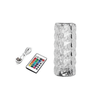 Lampara de cristal led RGB
